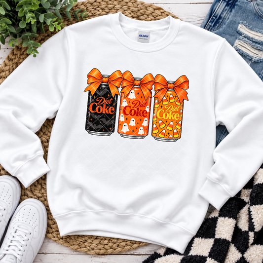 Dr Pepper Halloween Orange Cans - Premium Graphic T-Shirt for Casual Wear
