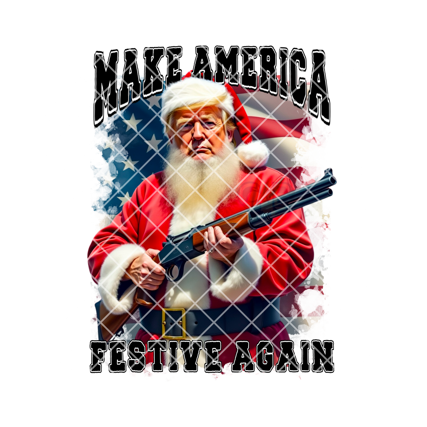 Make America Festive Again DTF Transfer