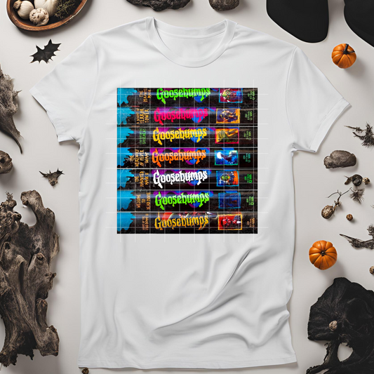 Goosebumps VHS Stack T-Shirt