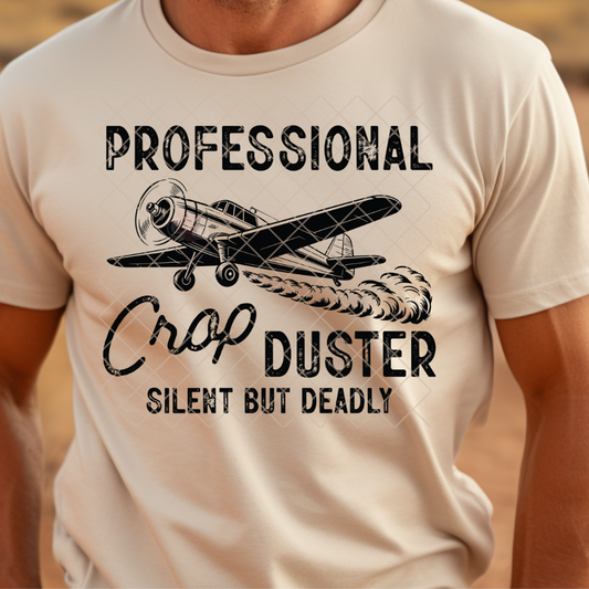 Crop Duster - Premium Graphic T-Shirt for Casual Wear