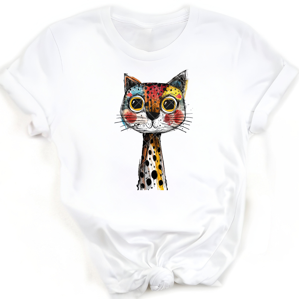 Cheetah Art Painting - Premium Graphic Trendy T-Shirt for Casual Wear