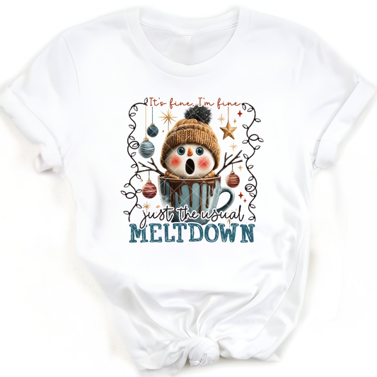 Usual Meltdown - Premium Graphic T-Shirt for Casual Wear