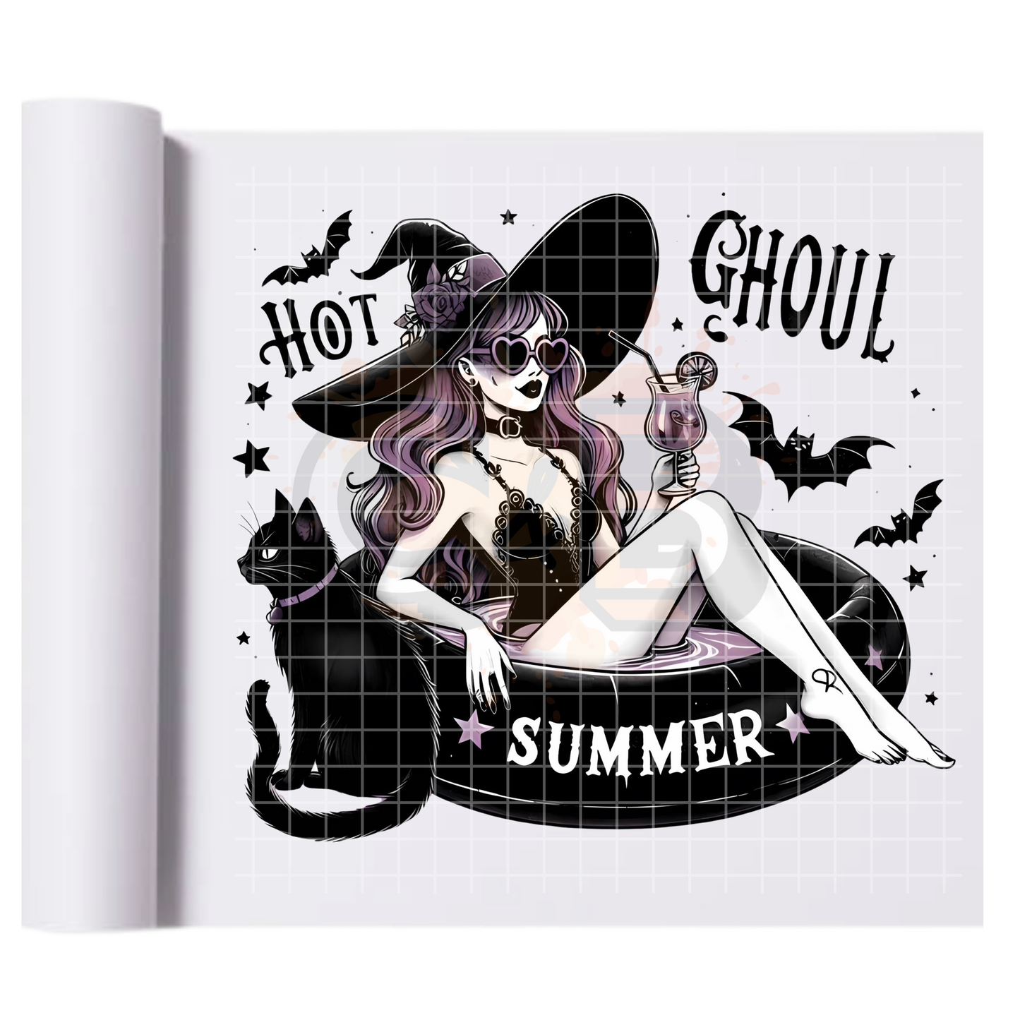 Hot Ghoul Summer Witch DTF Transfer