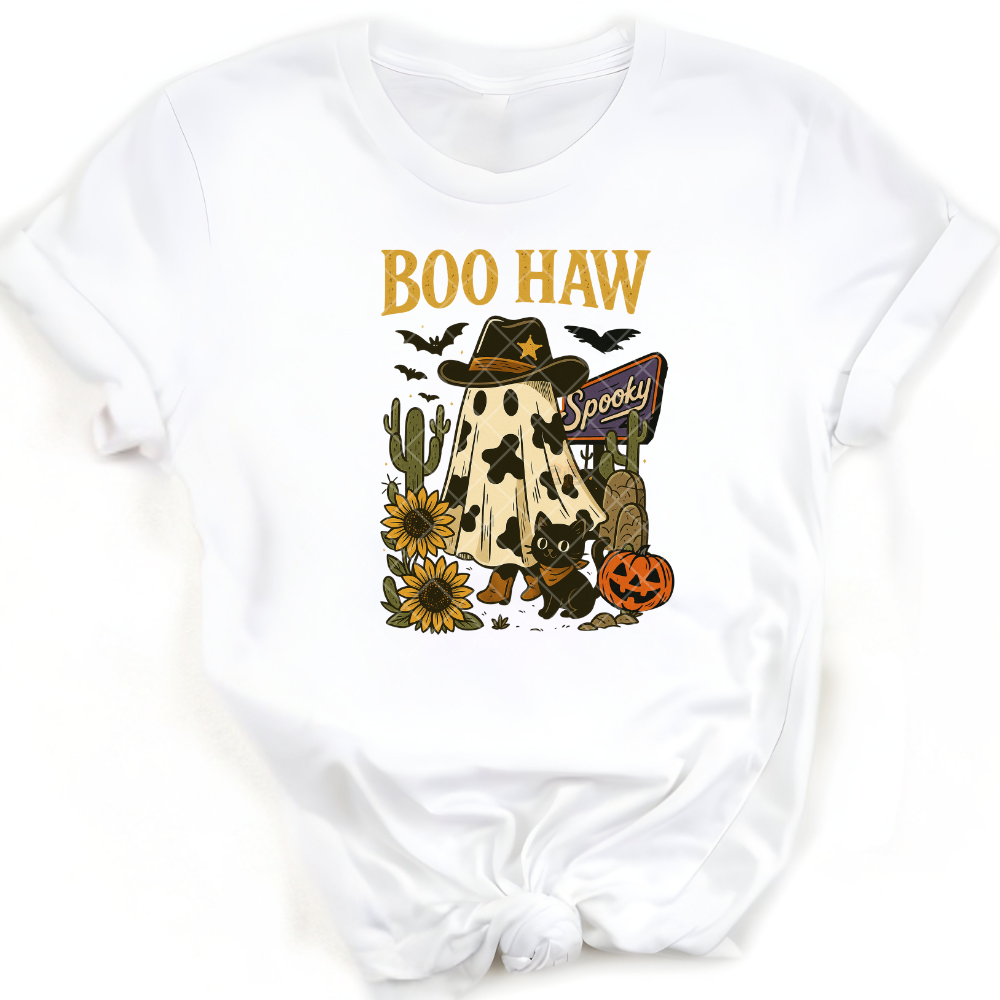 Boo Haw Spooky - Premium Graphic T-Shirt for Casual Wear