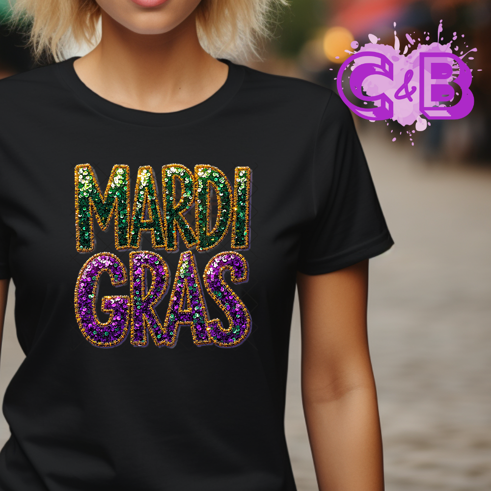 Mardi Gras themes glitter PNG