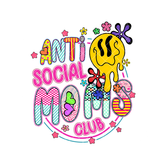 Anti Social Moms Club PNG