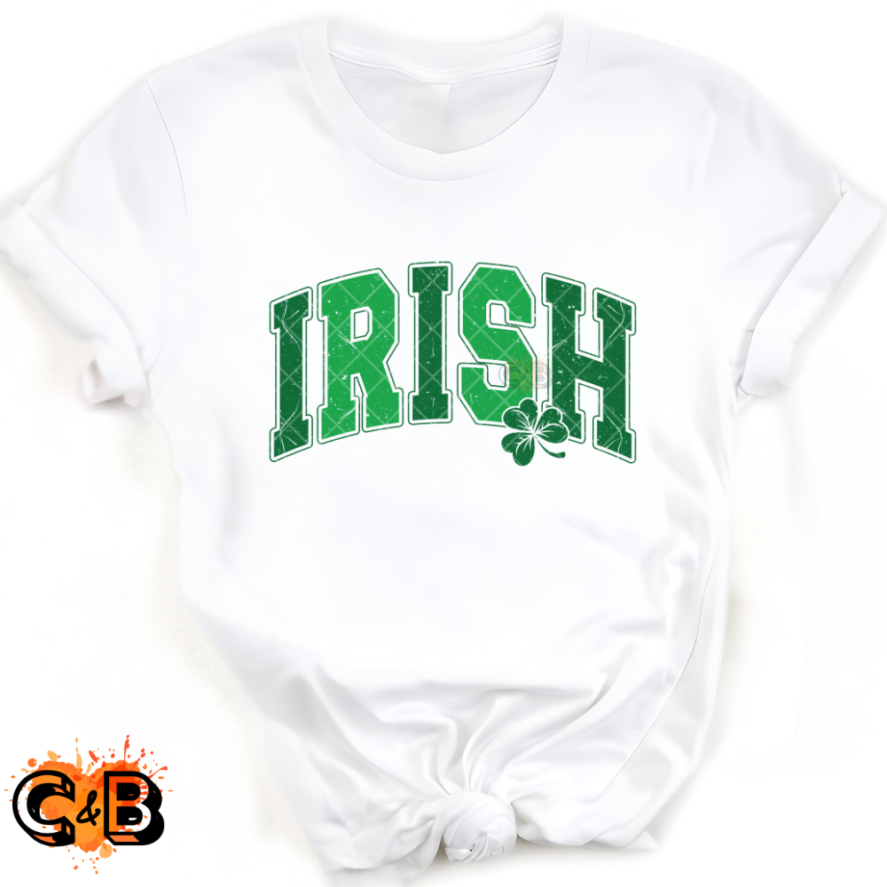 College Font Irish Green PNG