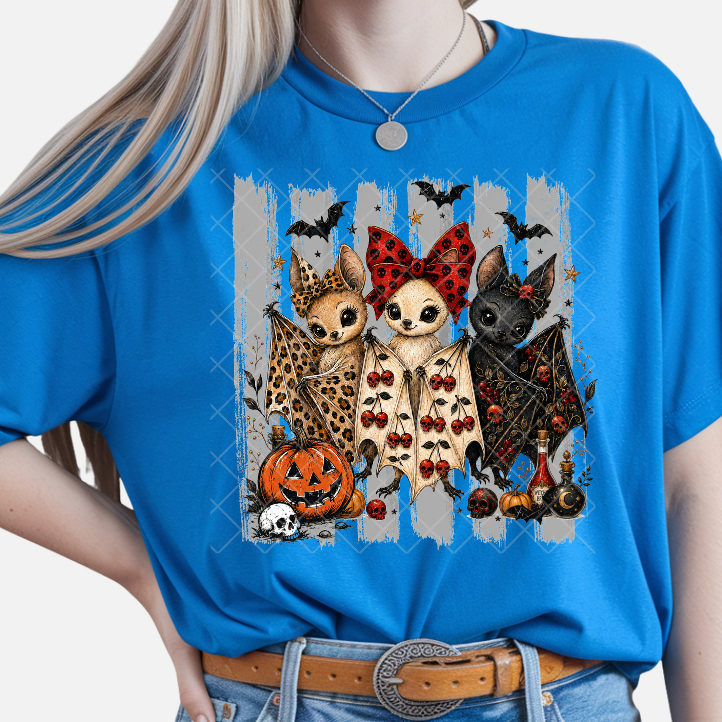 Bougee Halloween Bats - Premium Graphic T-Shirt for Casual Wear