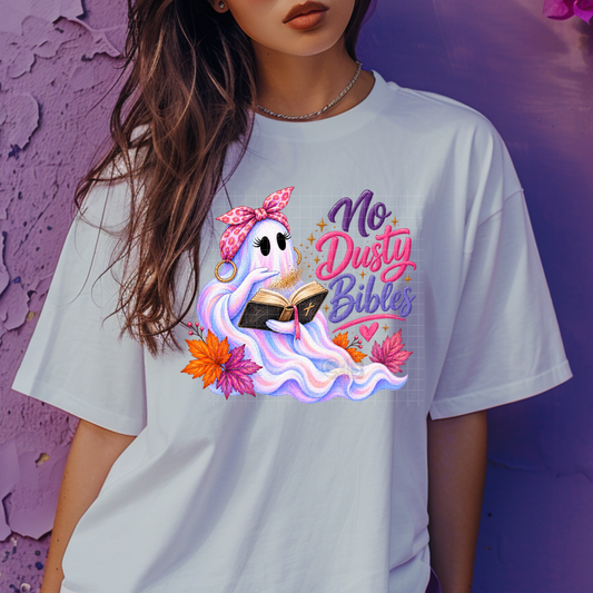 No Dusty Bibles Ghost Babe - Premium Graphic T-Shirt for Casual Wear