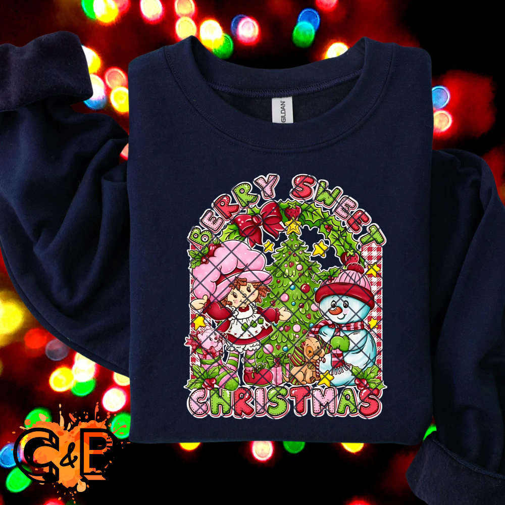 Berry Sweet Christmas film t shirt transfer