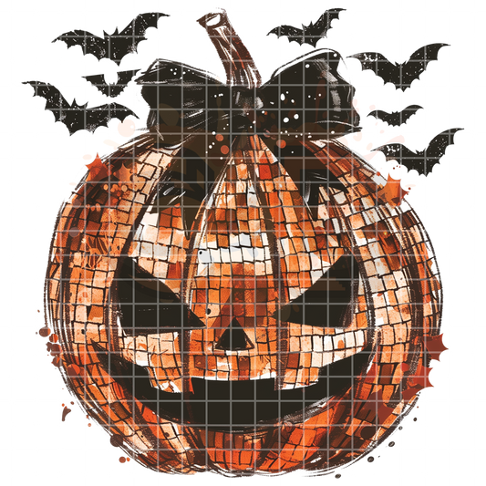 Disco Jack-o’-lantern PNG