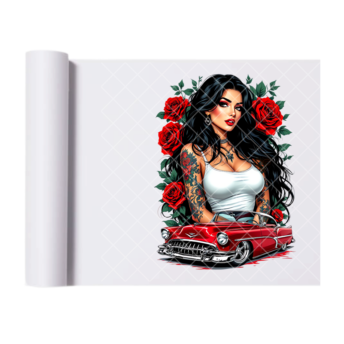 Ride Slow, Live Fast - Direct Print Film Transfer for Trendy T-Shirts, Cotton, Polyester & Blends - High-Quality Print