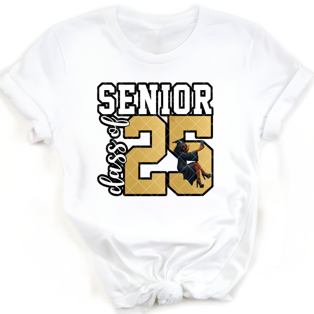 Class of 2025 Ebony Senior PNG