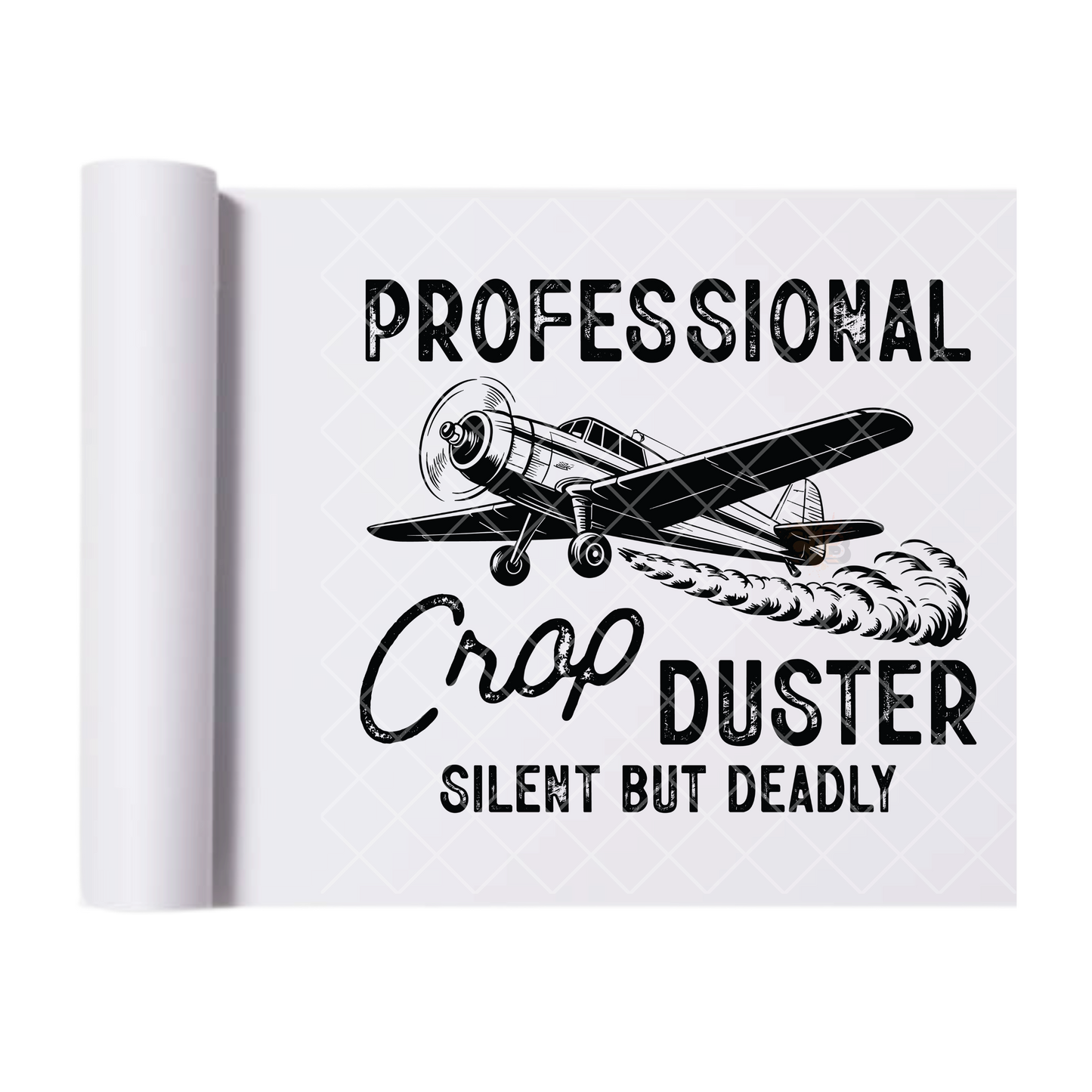 Crop Duster - Ready To Press Print Transfer for Apparel, Cotton, Polyester & Blends - High-Quality Print- Commercial Grade