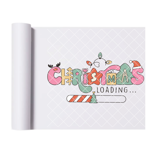 Christmas Loading Bar DTF Transfer