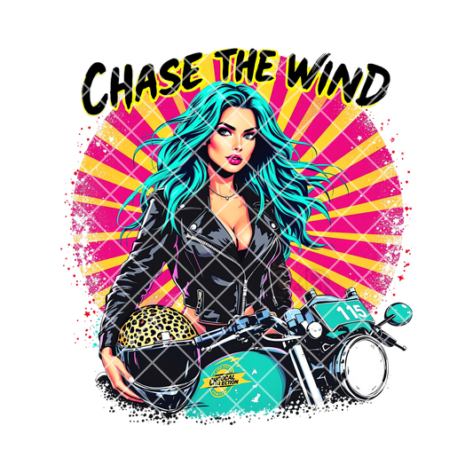 Chase the wind babe PNG