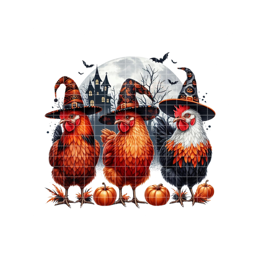 Rooster Witches PNG