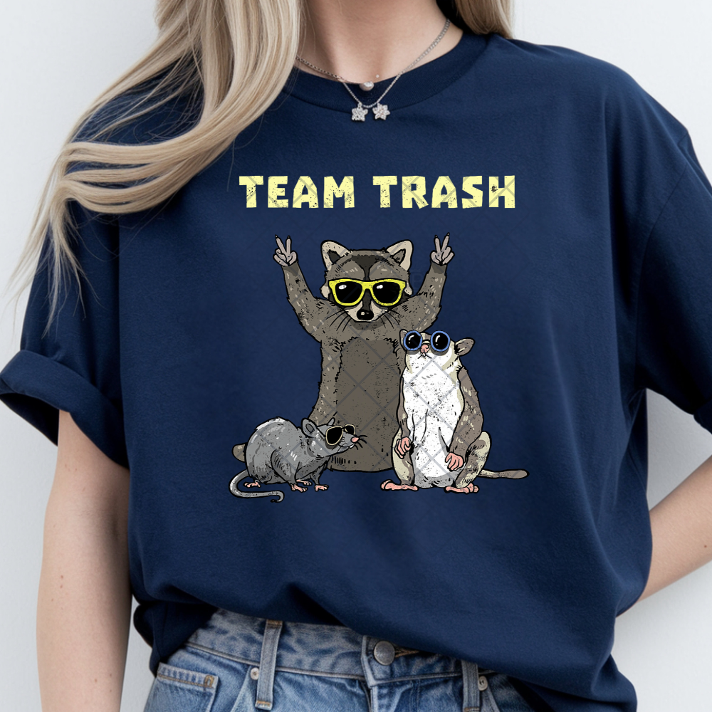 Team Trash - Premium Graphic Trendy T-Shirt for Casual Wear