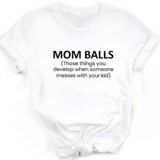 Mom Balls - Premium Graphic T-Shirt for Casual Wear
