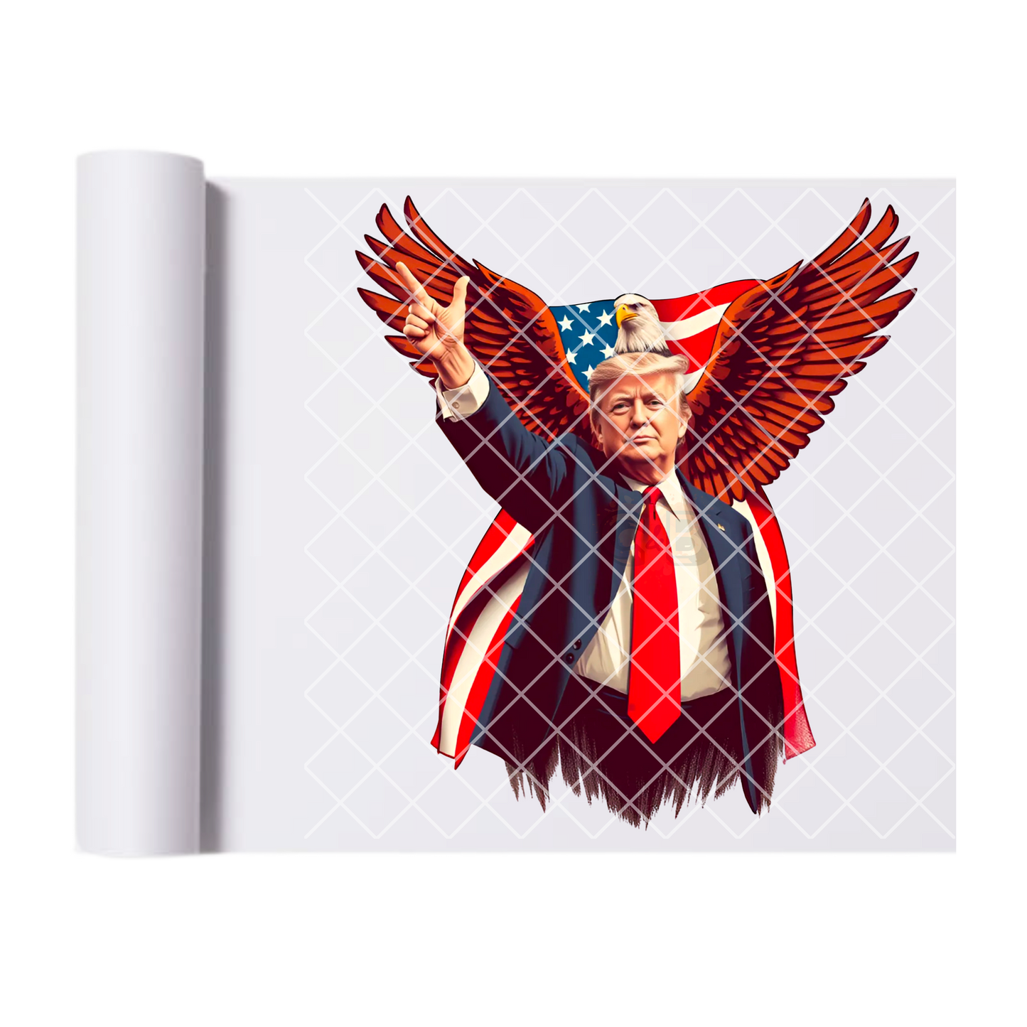 Trump Eagle Wings Flag DTF Transfer