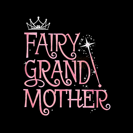 Fairy Grand Mother Pink PNG