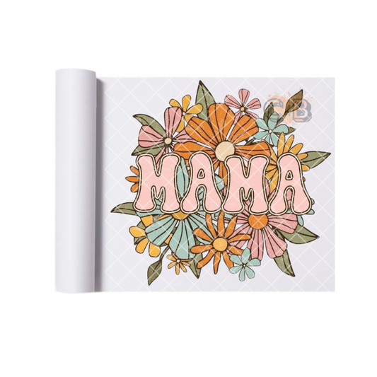 MAMA Floral Arrangements Daisy DTF Transfer