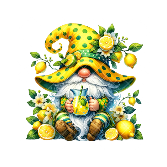 Lemon Themed Gnome PNG