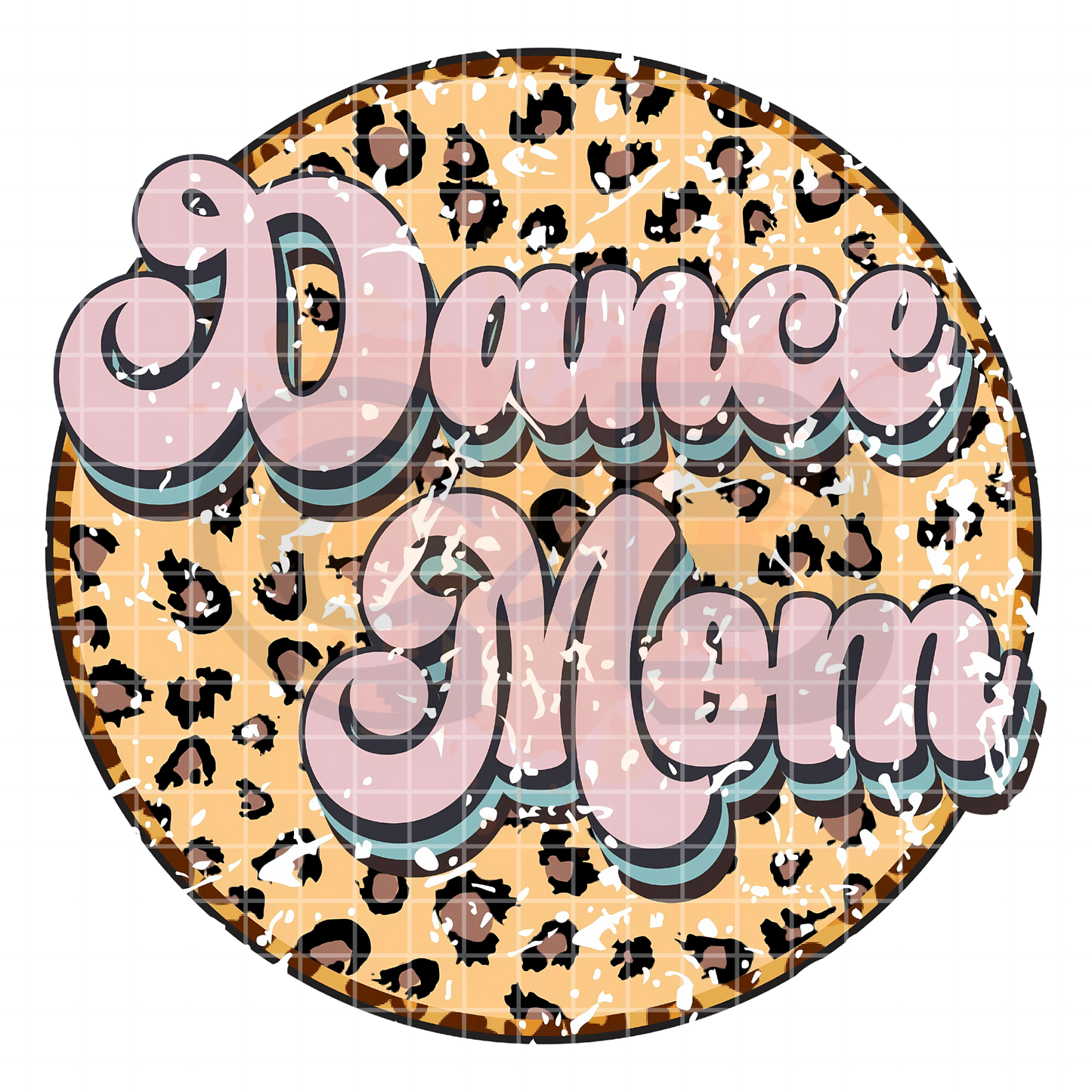 Dance Mom Cheetah Print DTF Transfer