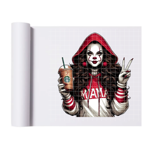 Pennywise MAMA Striped Hoodie DTF Transfer