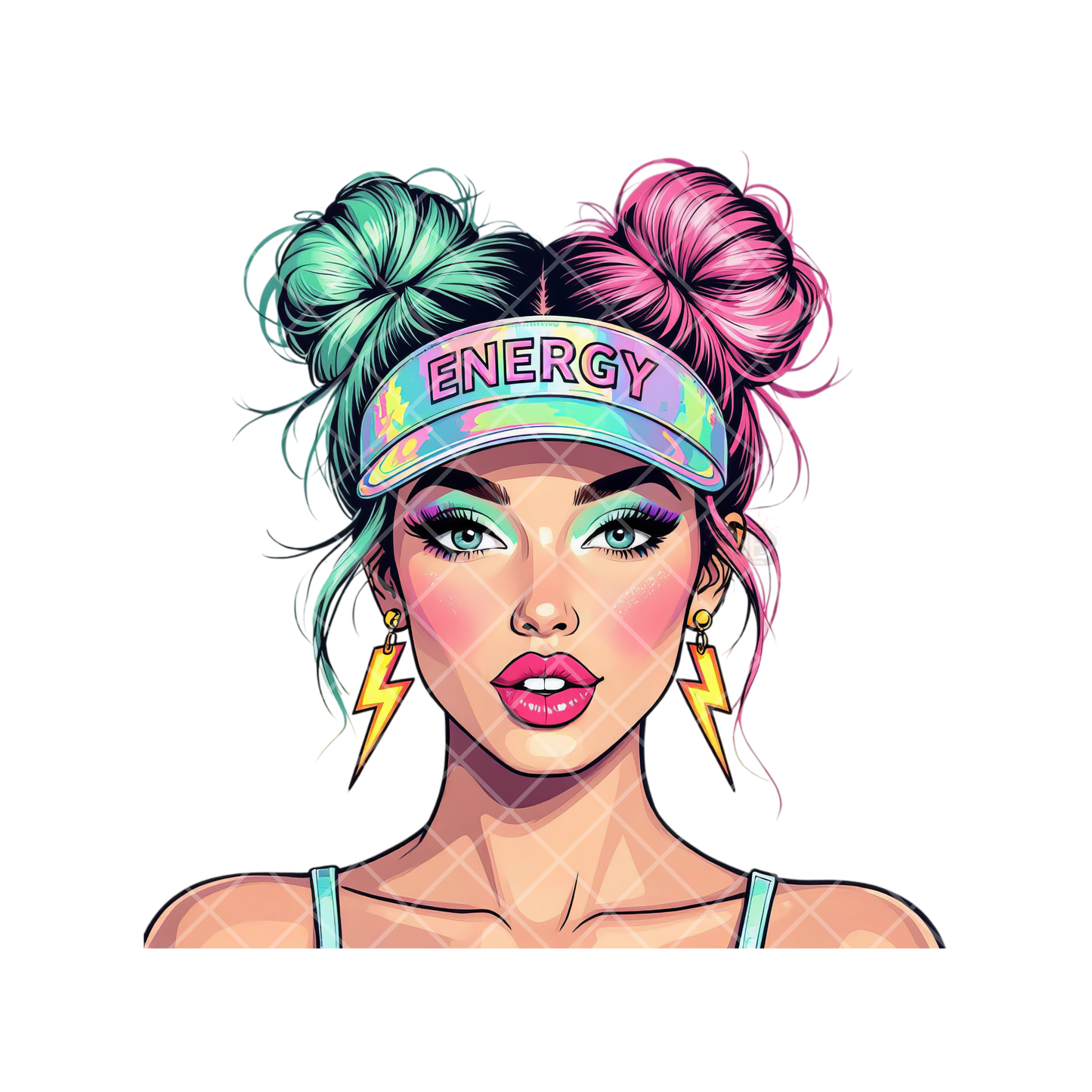 Energy Babe PNG File