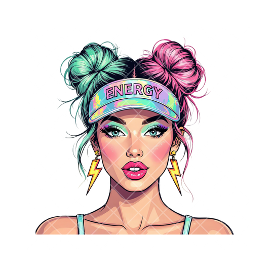 Energy Babe PNG File