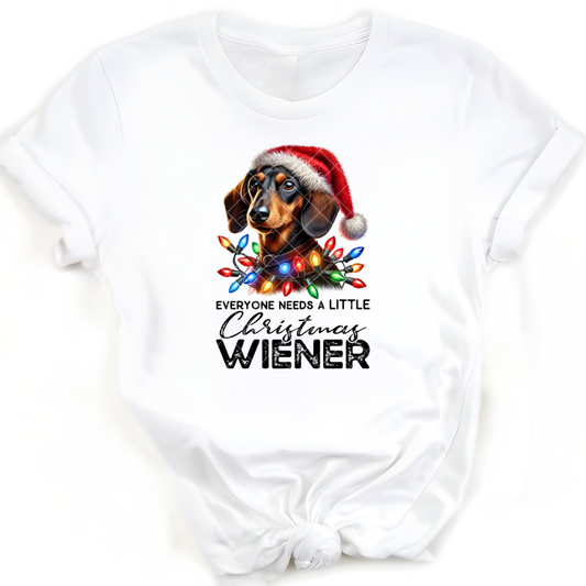 Christmas Dachshund - Premium Graphic T-Shirt for Casual Wear