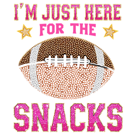 I’m Just Here For The Snacks PNG File