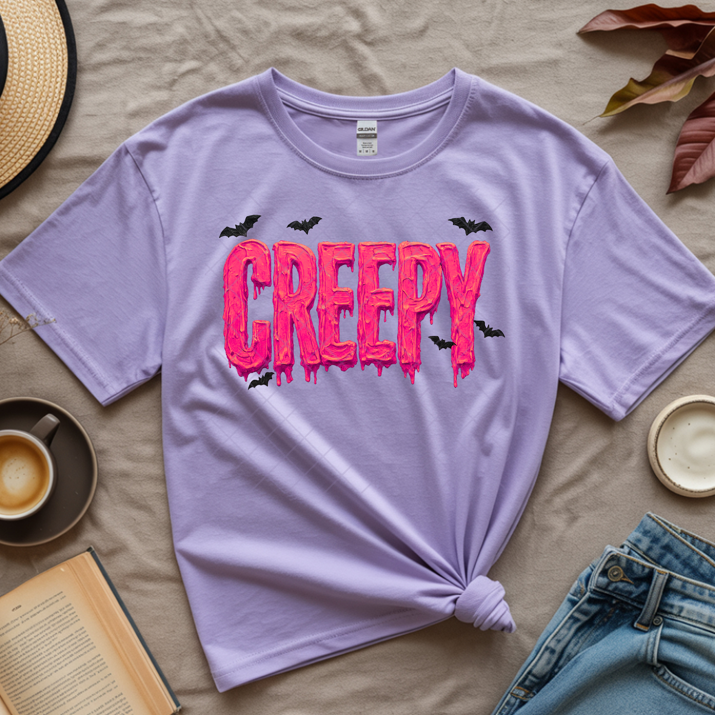 Paint Smudge Creepy - Premium Graphic T-Shirt for Casual Wear
