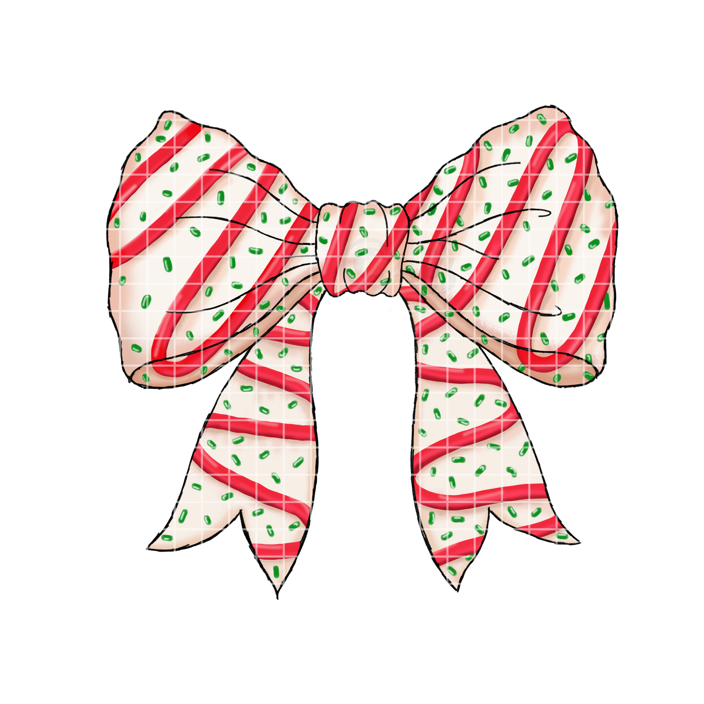 Christmas Cake Bow T-Shirt