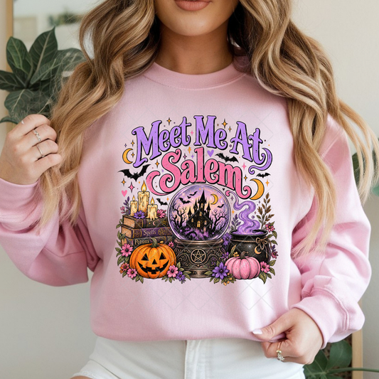 Meet Me At Salem Town - Premium Graphic T-Shirt for Casual Wear