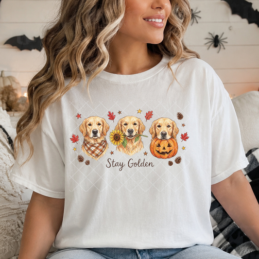 Stay Golden Labrador - Premium Graphic T-Shirt for Casual Wear