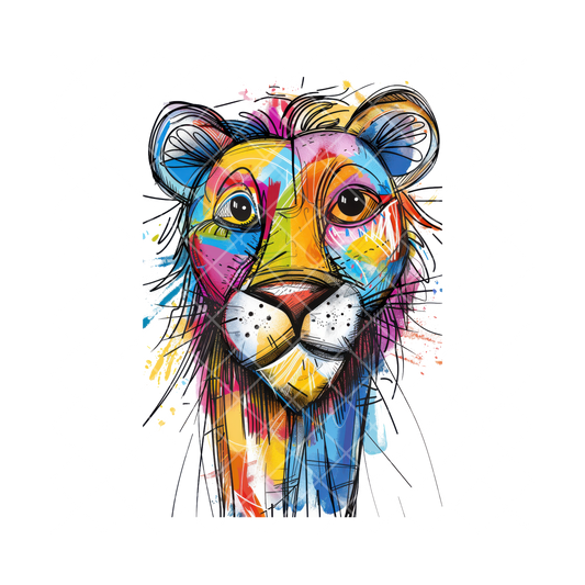 Sketchy Lion PNG