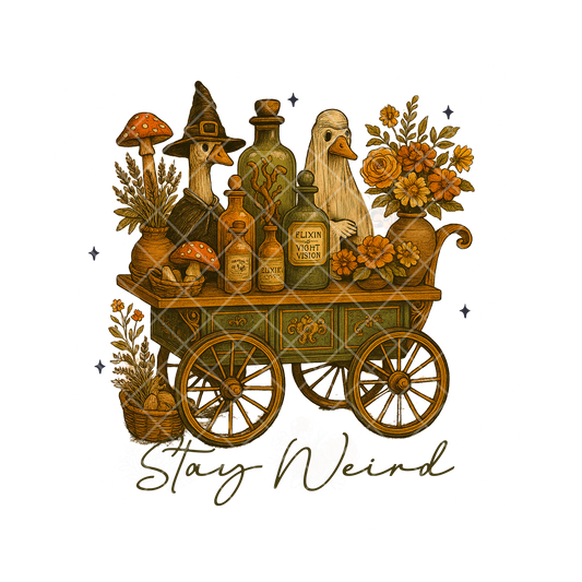Stay Weird PNG File