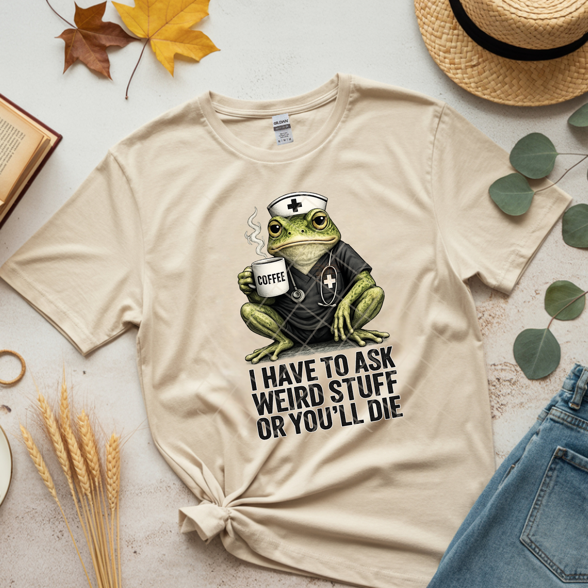 I Have To Ask Weird Stuff - Premium Graphic T-Shirt for Casual Wear