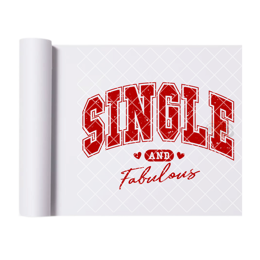Single and fabulous DTF film t shirt transfer