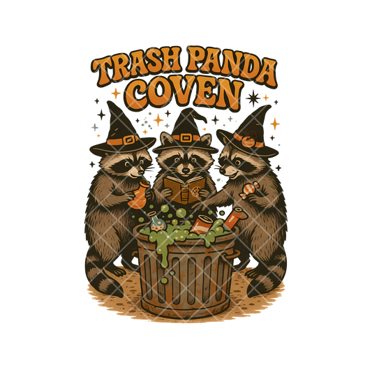 Trash Panda Coven Halloween PNG File