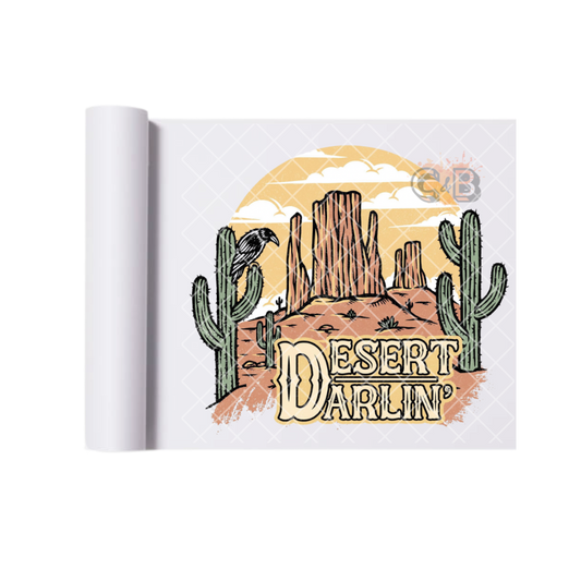 Desert Darlin’ Western DTF Transfer