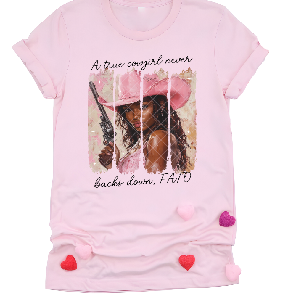 True Cowgirl Energy - Premium Graphic T-Shirt for Casual Wear