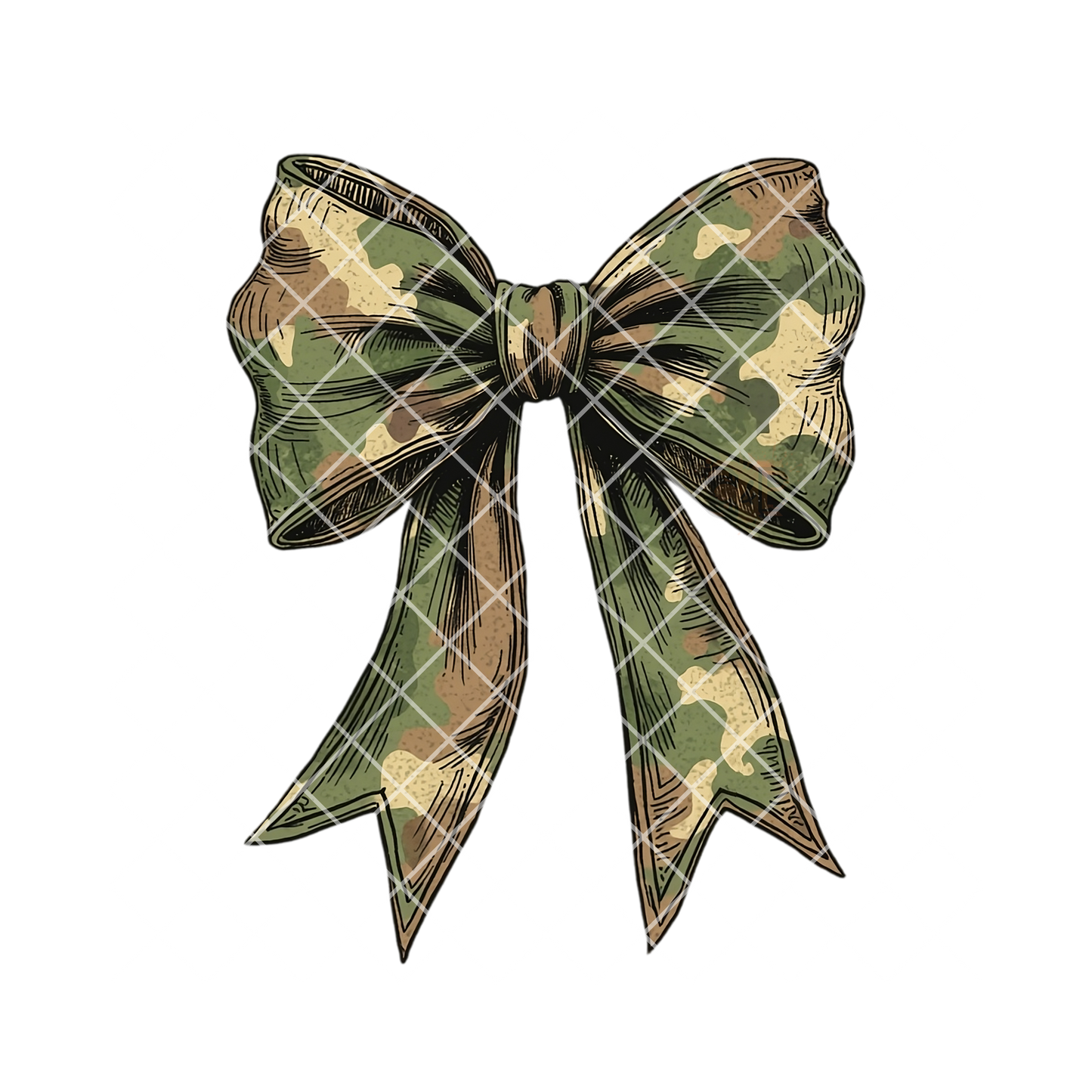 Camouflage Bow PNG