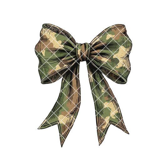 Camouflage Bow PNG