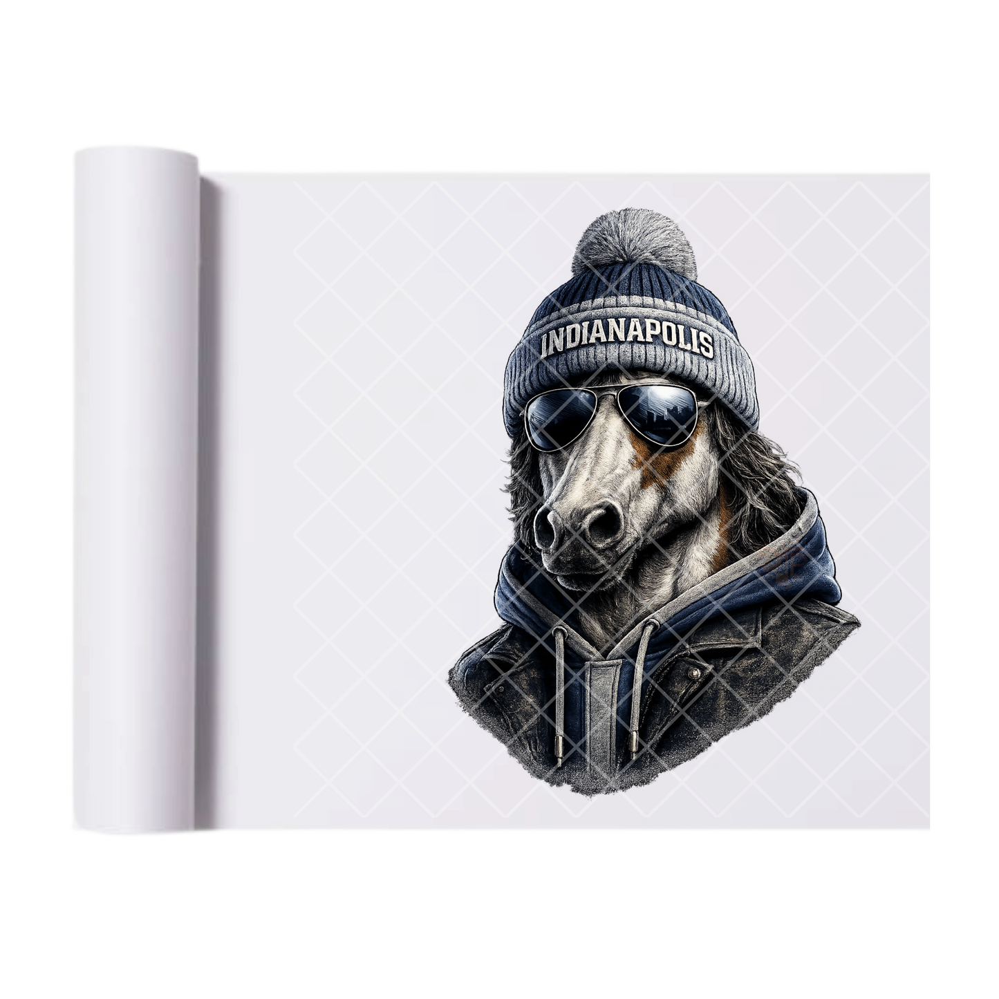 Indianapolis Football - Direct Print Film Transfer for T-Shirts, Cotton, Polyester & Blends - High-Quality Print