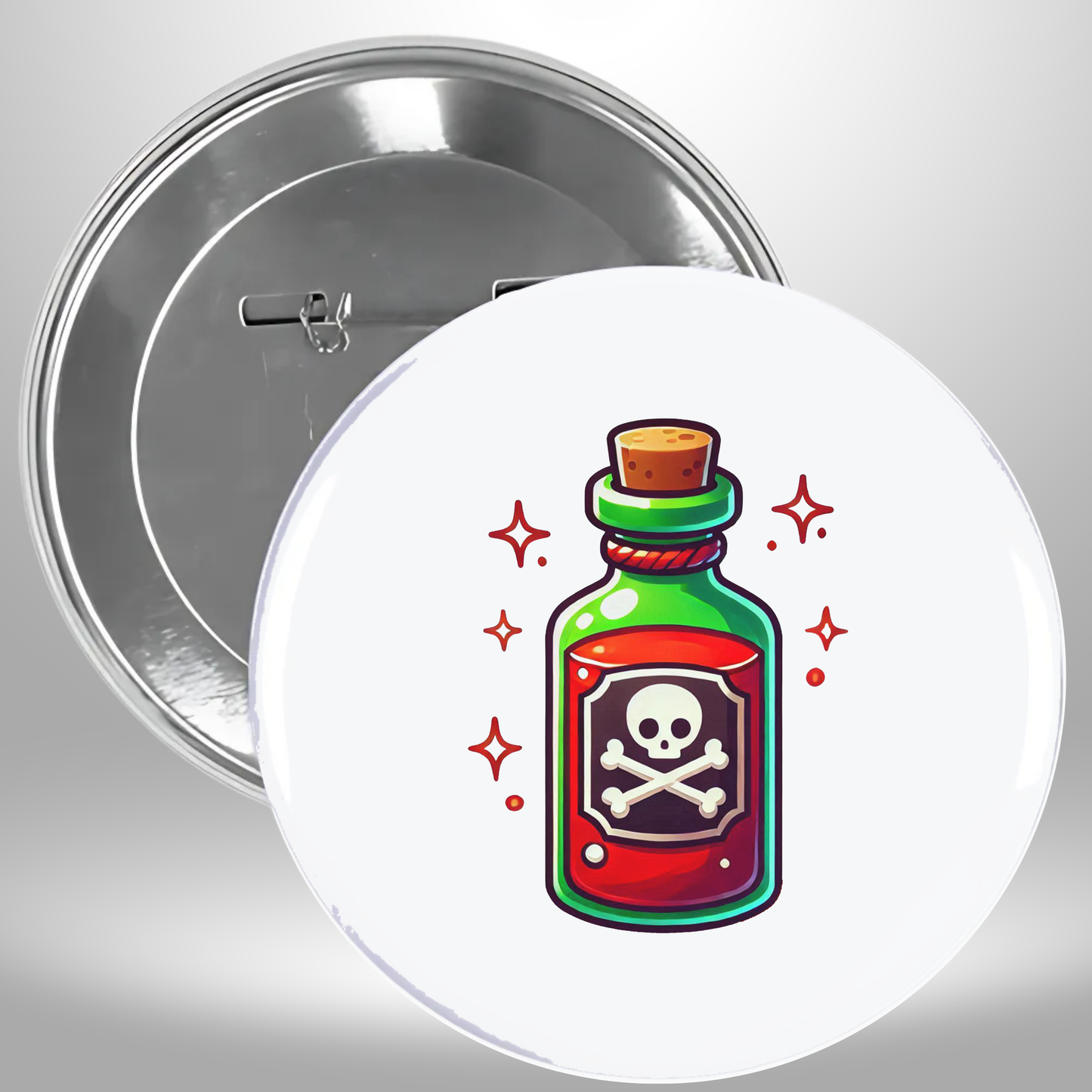 Poison Potion Pinback Button