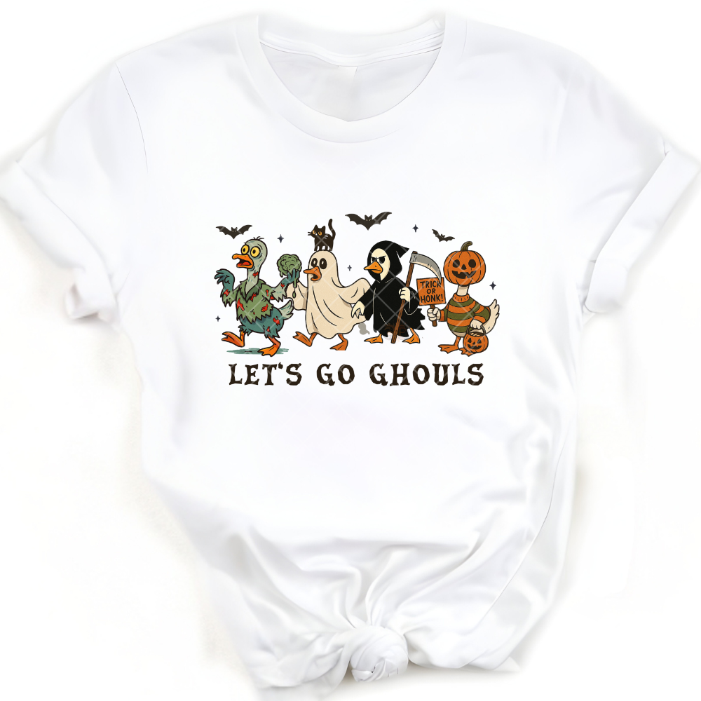Let’s go ghouls - Premium Graphic T-Shirt for Casual Wear