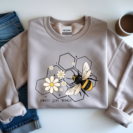 Sweet Like Honey Bee - Premium Graphic T-Shirt for Casual Wear